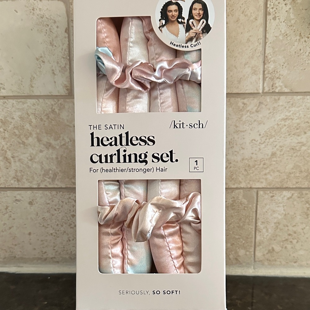 Kitsch Satin Heatless Curling Set